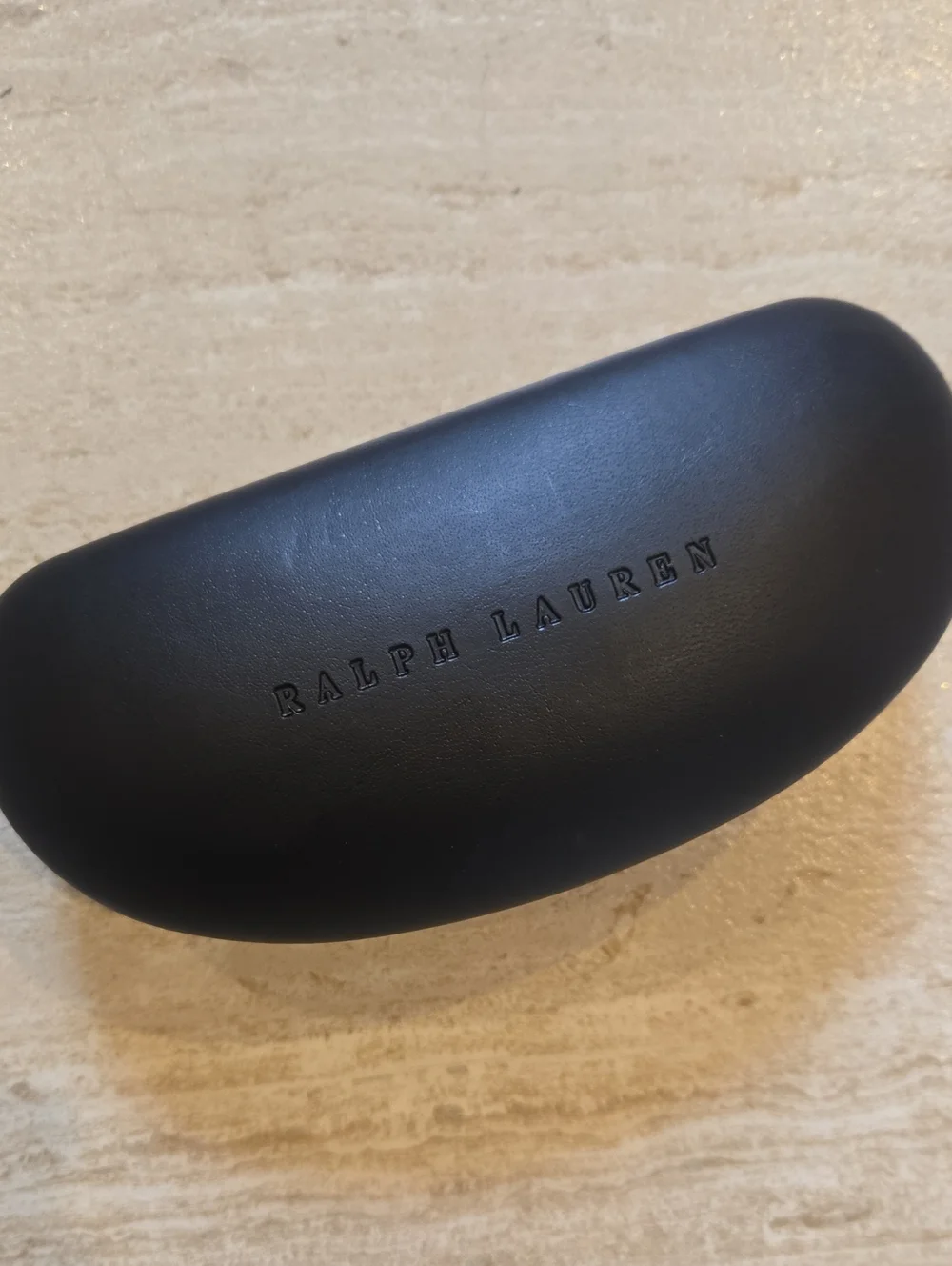 Ralph Lauren Unisex Black Hardshell Glasses Case
